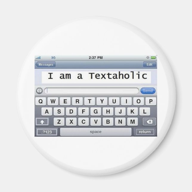 Íman Textaholic (Frente)