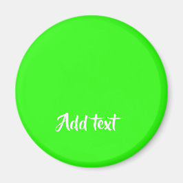 Íman Texto brilhante de texto personalizado