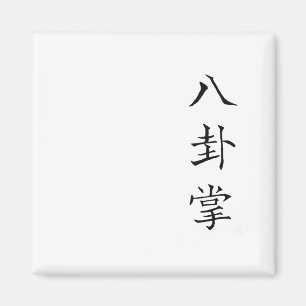 Íman Texto chinês Baguazhang dos caráteres de Kanji