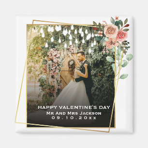 Íman Texto de Citação Simples de Foto do Casal Elegante