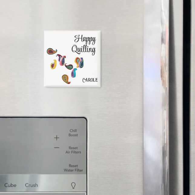 Íman Texto de Nome Personalizado, Reprodução de Folhas  (In Situ (Fridge))