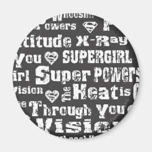 Íman Texto Distante da Supergirl