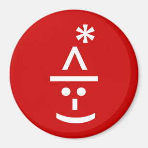 Íman Texto do Elf Emoticon Xmas ASCII