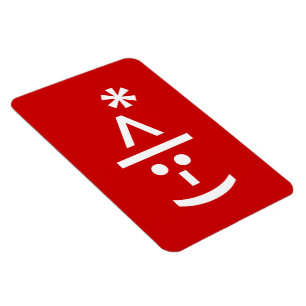 Íman Texto do Elf Emoticon Xmas ASCII