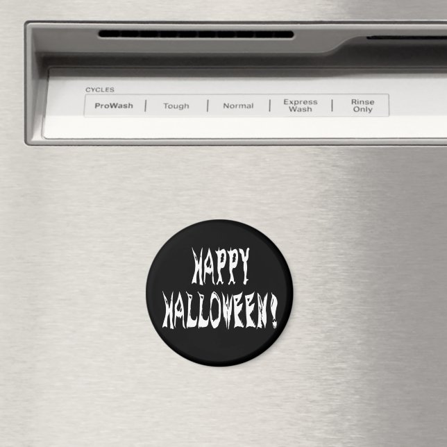 Íman Texto do Fantasma Halloween (In Situ (Dishwasher))
