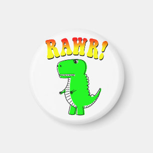 Íman Texto do Groovy T-Rex T-Rex Bonito e Irritado