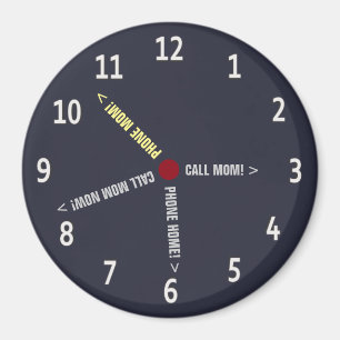 Íman Texto engraçado do costume do memorando da mamã 