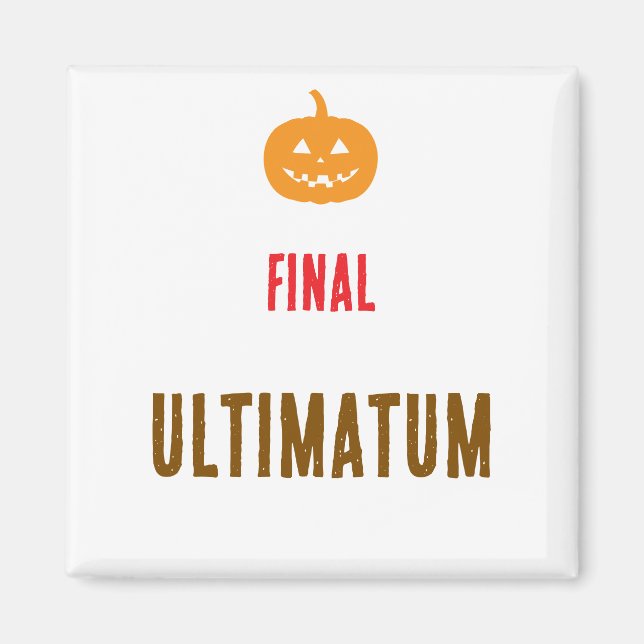 Íman Texto final do ultimato  (Frente)