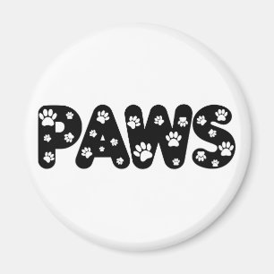 Íman Texto Personalizado de Páginas de Cães