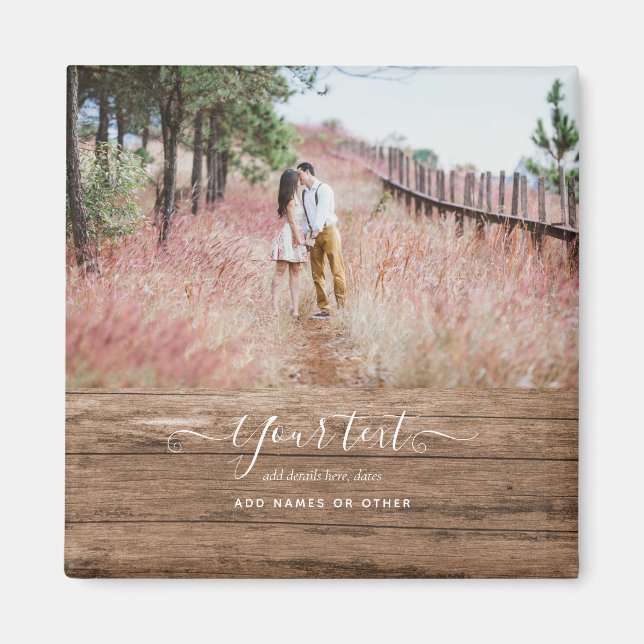 Íman Texto Personalizado Exclusivo do Texto Personaliza (Frente)