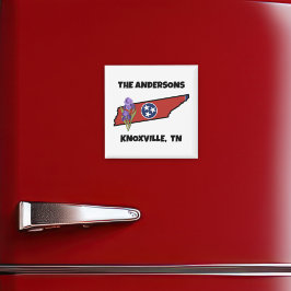 Íman Texto Personalizado Iris da Flor de Sinalizador e 