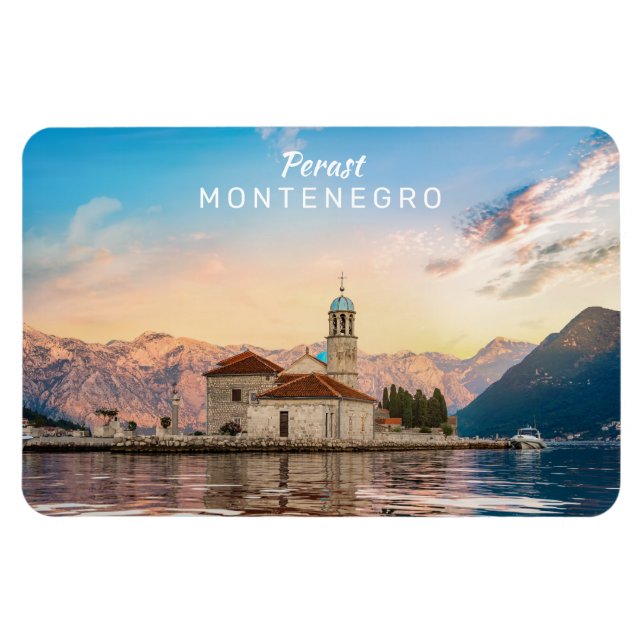 Íman Texto Personalizado Montenegro (Horizontal)