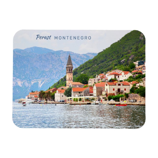 Íman Texto Personalizado Montenegro (Horizontal)