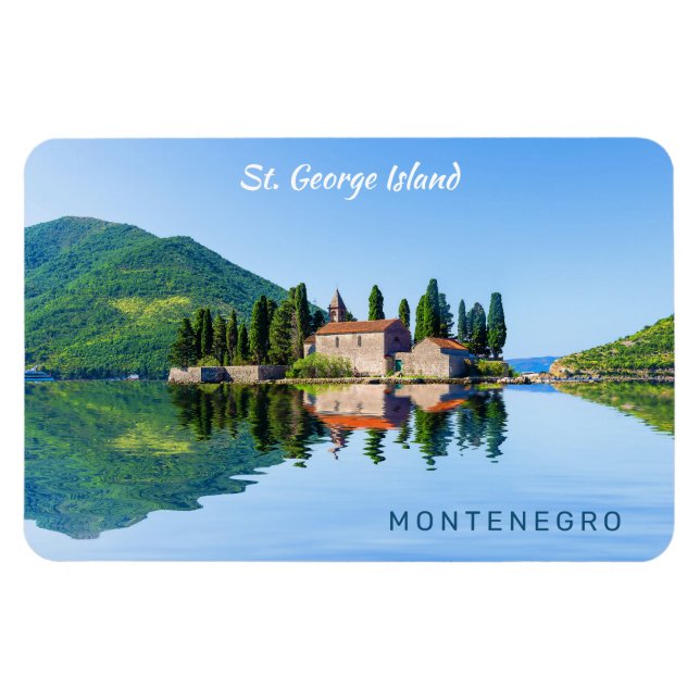 Íman Texto Personalizado Montenegro (Horizontal)