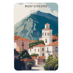 Íman Texto Personalizado Montenegro