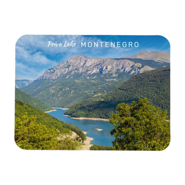 Íman Texto Personalizado Montenegro (Horizontal)