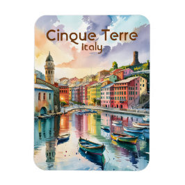Íman Texto Personalizado Vernazza Cinque Terre Itália A