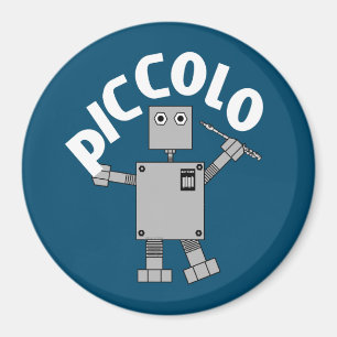 Íman Texto Robô Piccolo