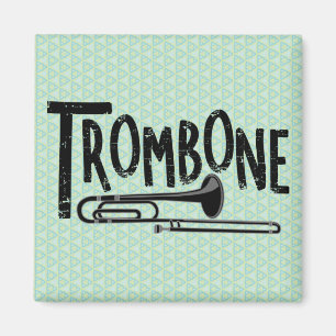 Íman Texto Rough Trombone