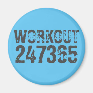 Íman Texto vestido e arranhado Workout 247365 azul