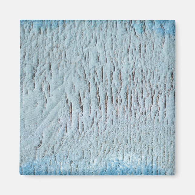 Íman Textura azul da canvas de arte (Frente)