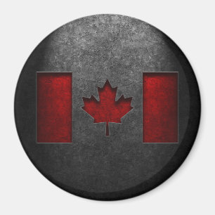Íman Textura canadense da pedra da bandeira