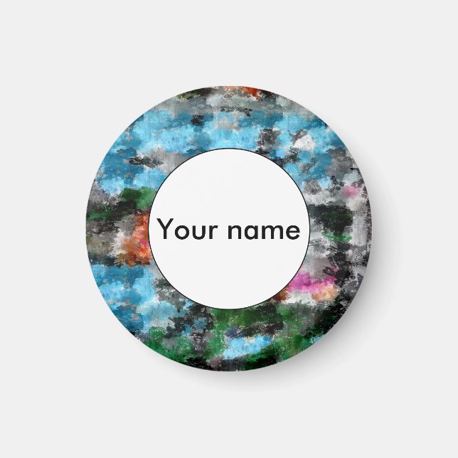 Íman Textura colorida (Frente)