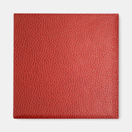 Íman Textura de couro vermelho