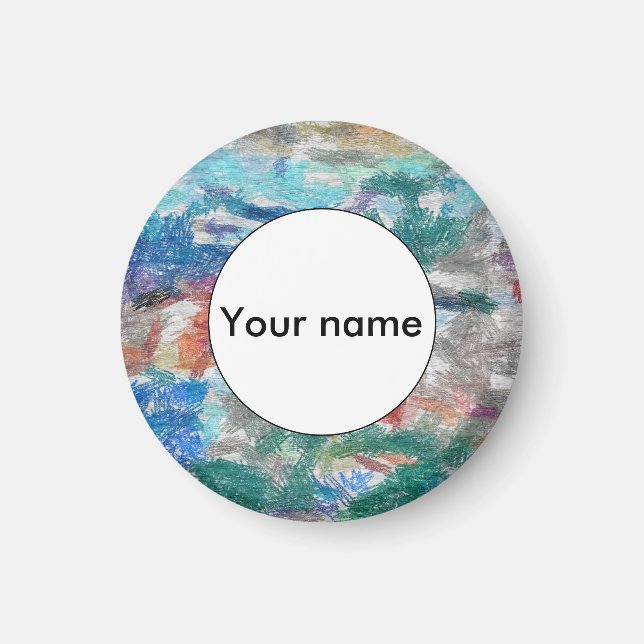 Íman Textura de Crayons (Frente)