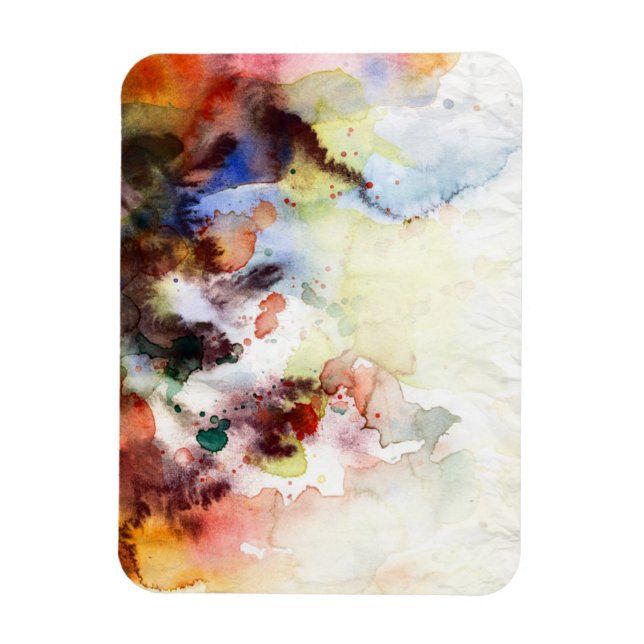 Íman textura do abstrato com dobra de aquarela com pint (Vertical)