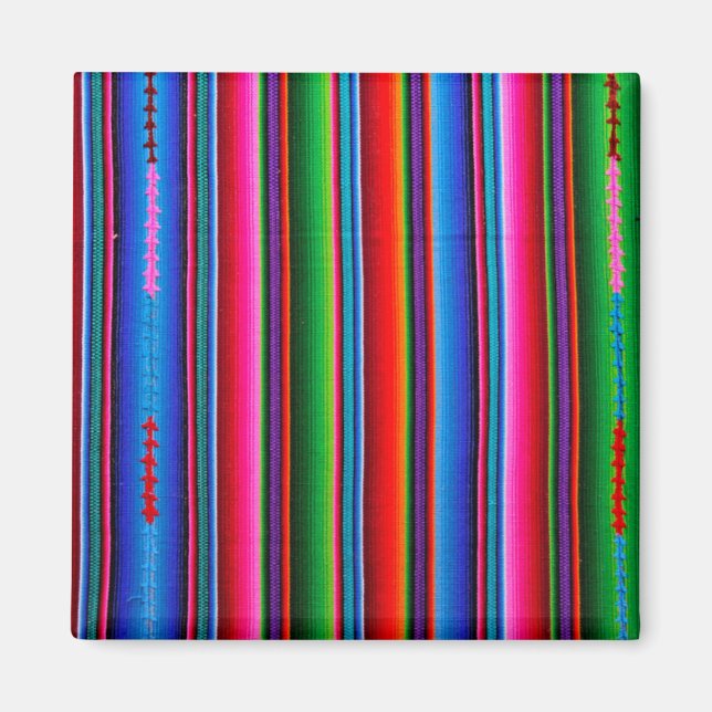 Íman Textura Do Tecido Mexicano (Frente)