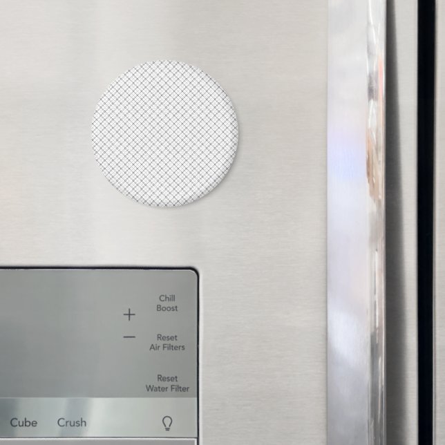 Íman Textura Geométrica Monocromática|Visualização de D (In Situ (Fridge))