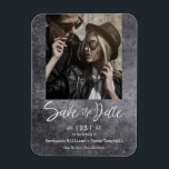 Íman Textura suja do Casal Grunge de quadro negro<br><div class="desc">Textura suja do Casal Grunge de quadro negro. AVISO IMPORTANTE: Esta design faz parte de uma coleção e tem outros elementos coordenados que podem encontrar na minha loja. Às vezes, pode ser difícil alinhar esteticamente e colocar textos ou iniciais nos designs, se me disser e eu farei por você. Personalize...</div>