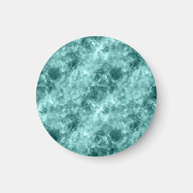 Íman Textura Teal Crumplada (Frente)