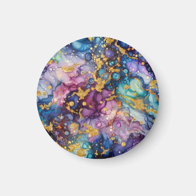 Íman Texturas de abstrato (Frente)