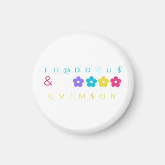 Íman thaddeus & crimson $THCBand Roupas de Design