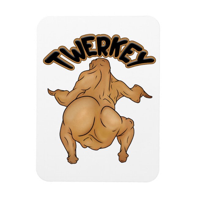 Íman Thanksgiving Twerkey Magnet (Vertical)