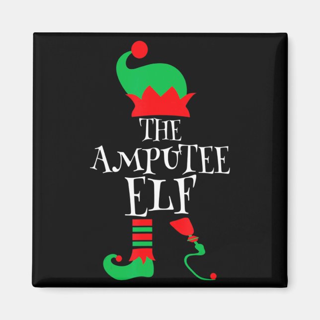 Íman The Amputee Elf Christmas Funny Limb Surgery Joke  (Frente)