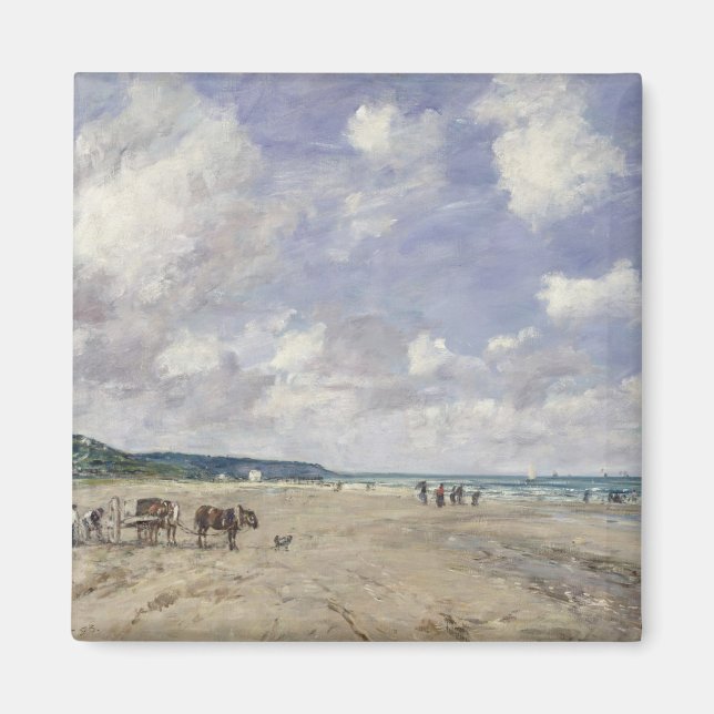 Íman The Beach em Tourgeville, 1893 (Frente)