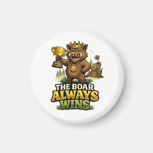 Íman The Boar Always Wins (Frente)