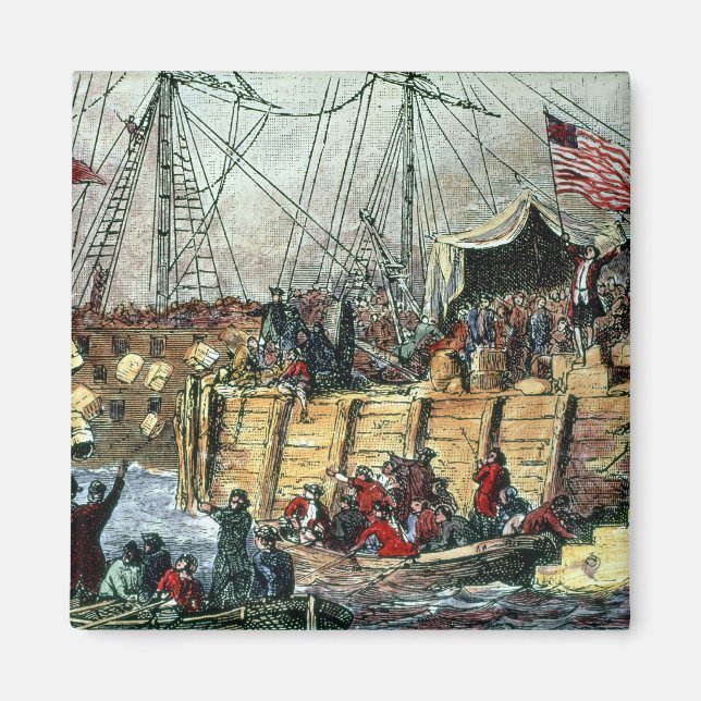Íman The Boston Tea Party, 16 de dezembro de 1773 (Frente)
