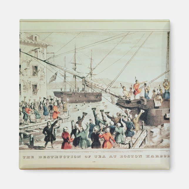 Íman The Boston Tea Party, 1846 (Frente)