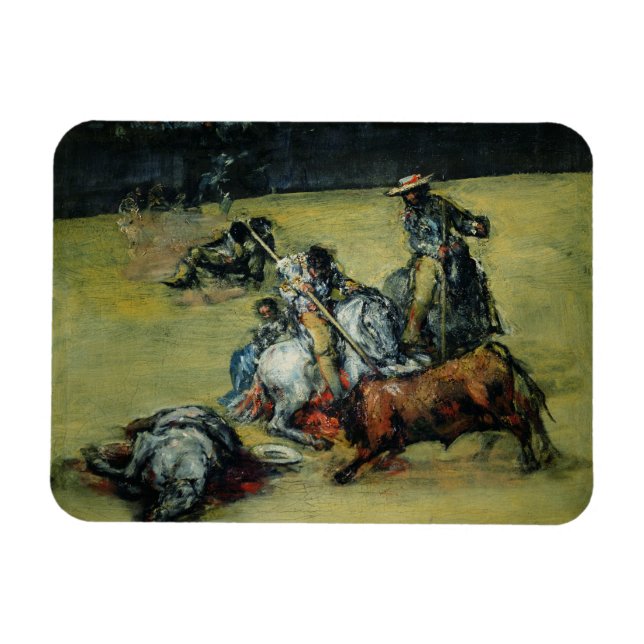 Íman The Bullwar, c.1825 (óleo na canvas) (Horizontal)