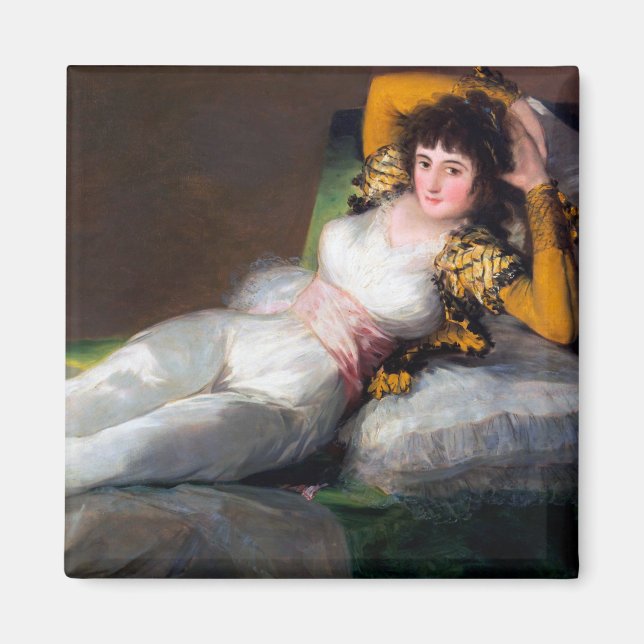 Íman The Clothed Maja, Francisco Goya, 1798-1803 (Frente)