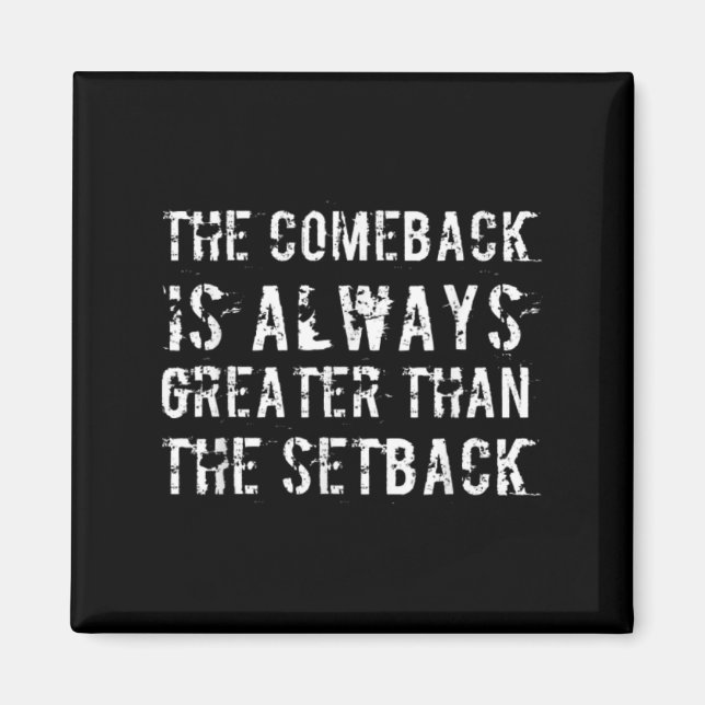 Íman The Comeback Is Greater Than The Setback  (Frente)