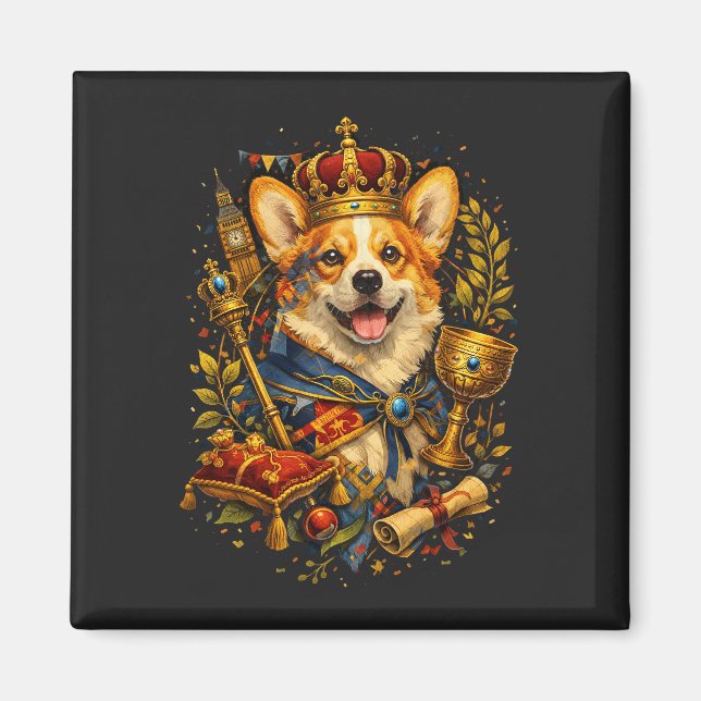 Íman The Corgi King (Frente)
