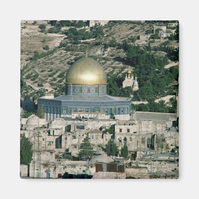 Íman The Dome of the Rock, construída AD 692 (Frente)