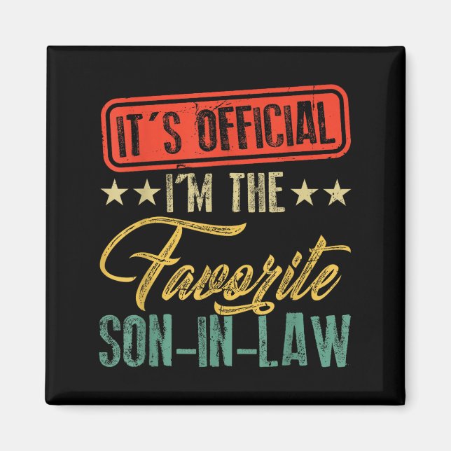 Íman The favorite son in law happy father's day (Frente)