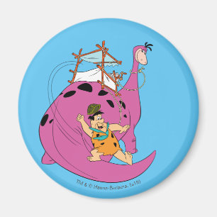 Íman The Flintstones Fred Sliding Down Tail