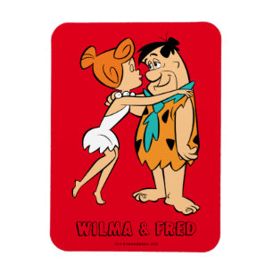 Íman The Flintstones Wilma Kissing Fred